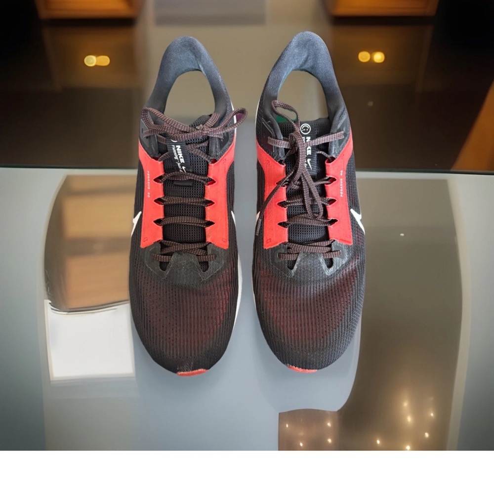 Size 15 - Nike Air Zoom Pegasus 40 Midnight Crimson Red Black White